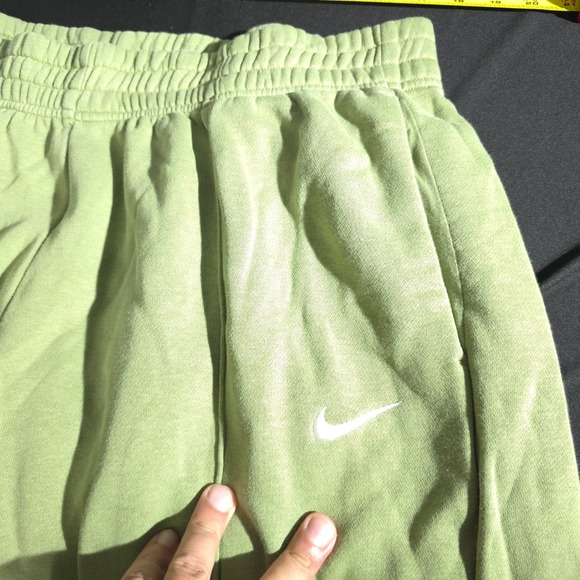 Nike Jogger Sweatpants Womens 1X Green Everyday Modern Fleece Training Athletic - Picture 8 of 12